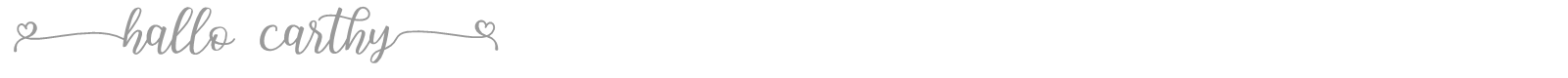 Hallo Carthy font preview